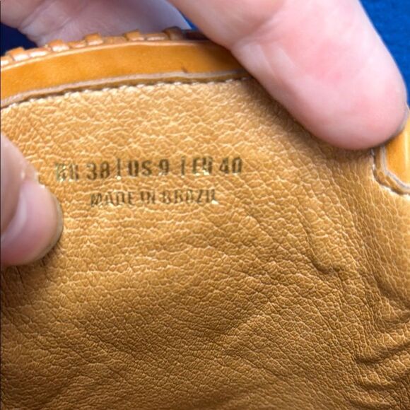 FARM Rio Tan and Blue Moccasins with Leather and Cushioned Sole - Picture 6 of 9